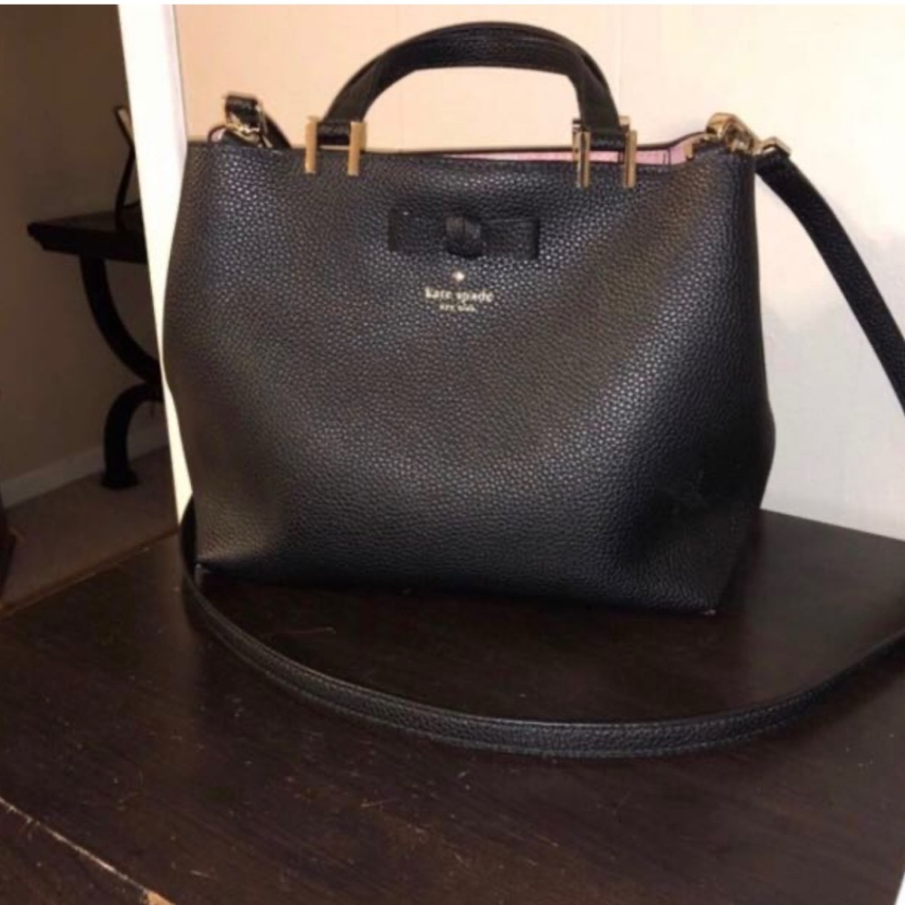 Kate Spade Black Leather Handbag